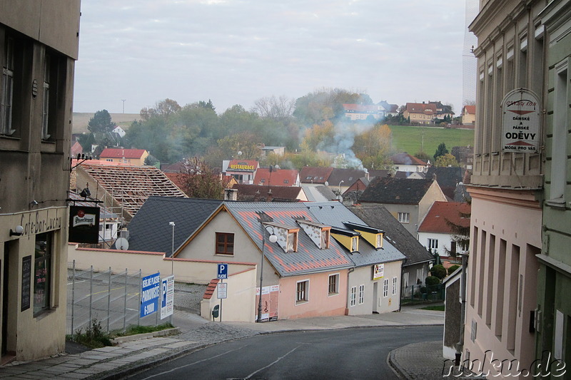 Eindrücke aus der Altstadt von Taus (Domazlice) in Tschechien