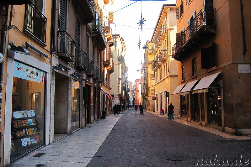 Eindrücke aus der Altstadt von Verona, Italien