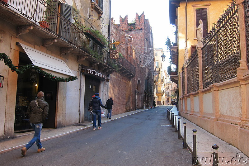 Eindrücke aus der Altstadt von Verona, Italien