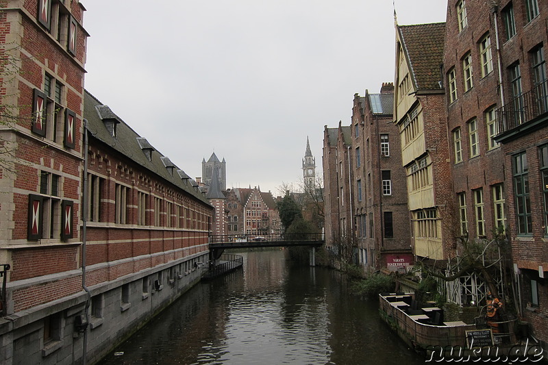 Eindrücke aus der Innenstadt von Gent, Belgien