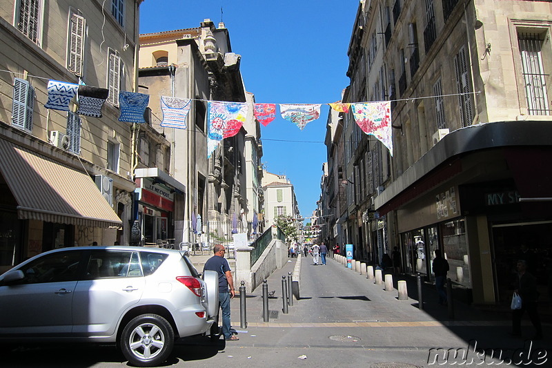 Eindrücke aus der Innenstadt von Marseille, Frankreich