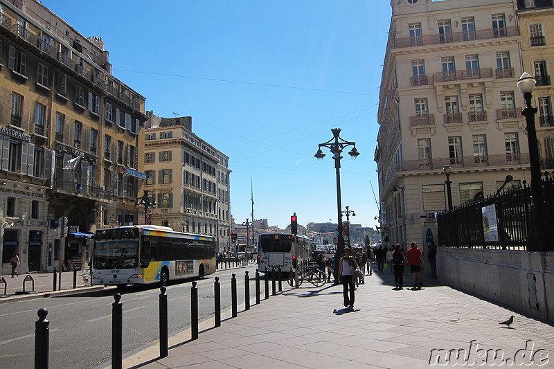 Eindrücke aus der Innenstadt von Marseille, Frankreich