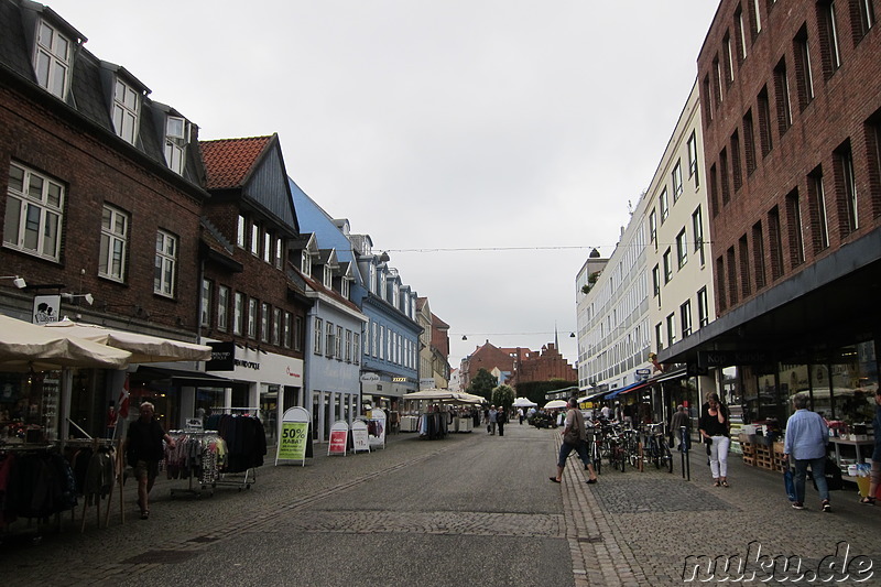 Eindrücke aus der Innenstadt von Roskilde, Dänemark