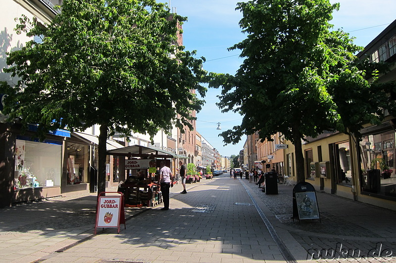 Eindrücke aus der Innenstadt von Uppsala, Schweden