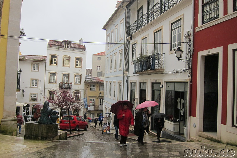 Eindrücke aus der Oberstadt von Coimbra, Portugal