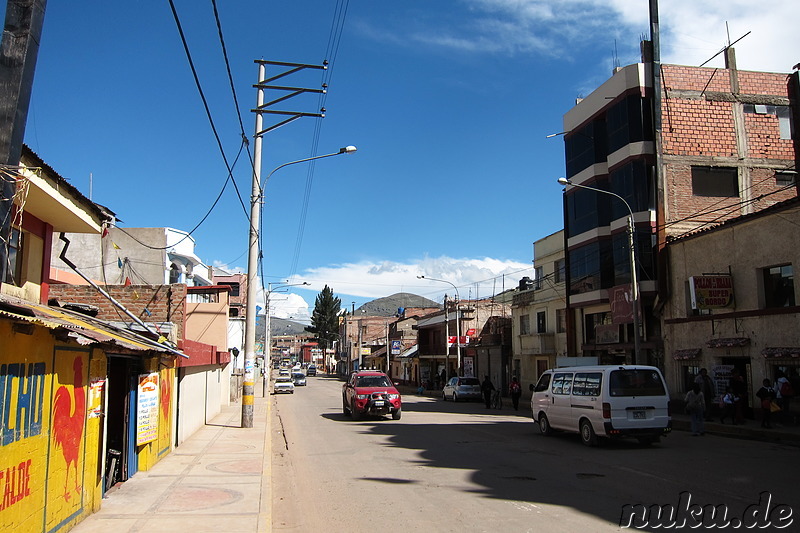 Eindrücke aus Puno am Titicaca-See in Peru