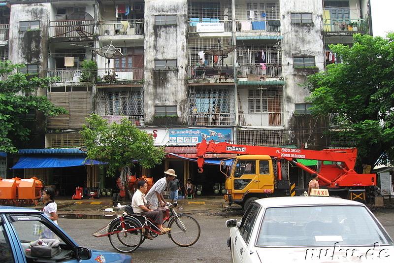 Eindrücke aus Yangon, Myanmar (Rangun, Burma)