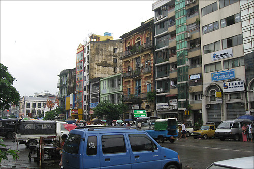 Eindruecke aus Yangon, Myanmar (Rangun, Burma)