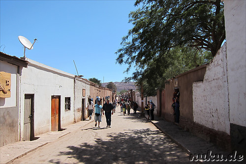Einkaufsstrasse Caracoles in San Pedro de Atacama, Chile