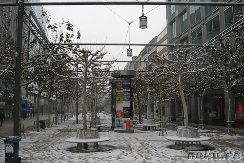 Einkaufsstrasse Zeil in Frankfurt am Main