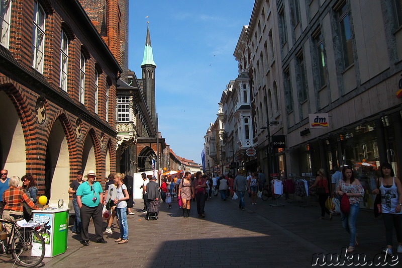 Einkaufsviertel in der Lübecker Altstadt