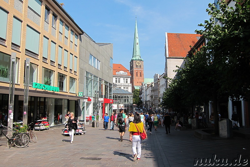Einkaufsviertel in der Lübecker Altstadt