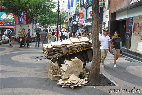 Einkaufsviertel Myeongdong, Seoul, Korea