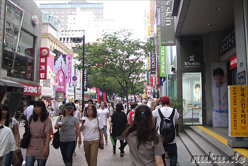 Einkaufsviertel Myeongdong, Seoul, Korea