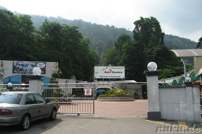 Eisenbahnstation am Penang Hill, Malaysia