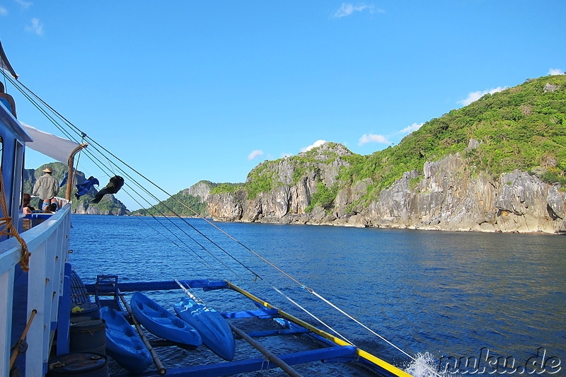 Erkundungsfahrt durch das Bacuit Archipelago, Palawan, Philippinen