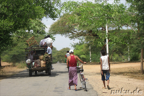 Fahrradtour in Bagan, Myanmar