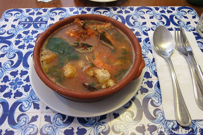 Fischsuppe im Belem 2A8 - Restaurant in Belem, Lissabon, Portugal