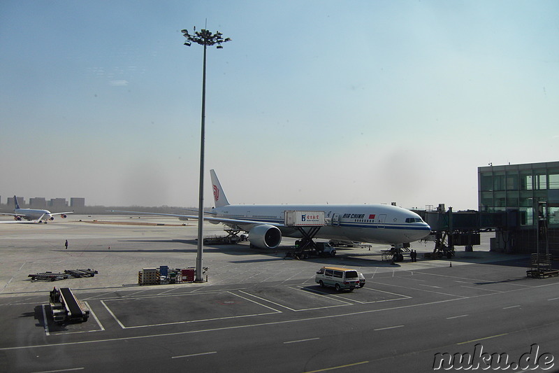 Flughafen in Peking, China
