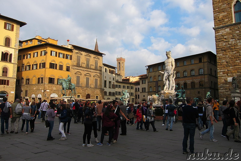 Fontana di Nettuno - Neptunbrunnen in Florenz, Italien
