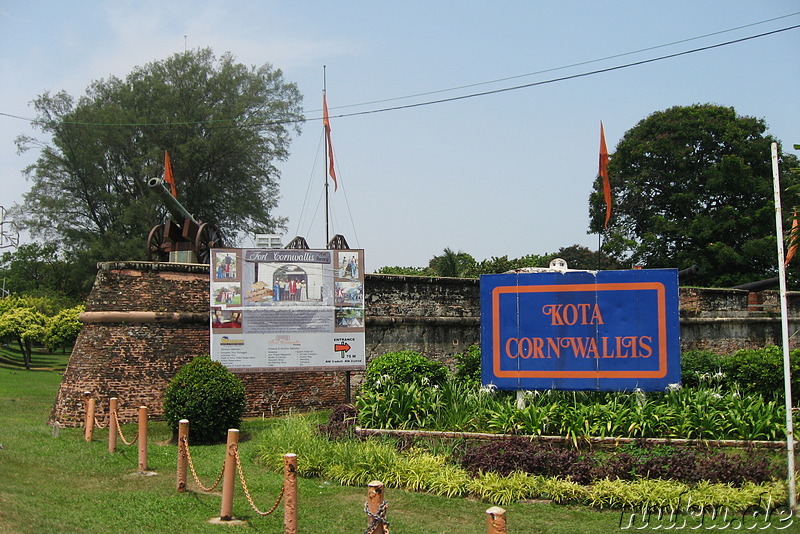 Fort Cornwallis in George Town, Pulau Penang, Malaysia
