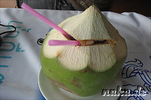 Frische Kokosnussmilch