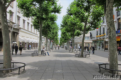 Fussgaengerzone Koenigstrasse in Stuttgart, Baden-Wuerttemberg