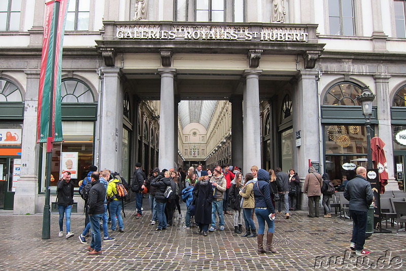 Galeries Royales St. Hubert - Einkaufspassage in Brüssel, Belgien