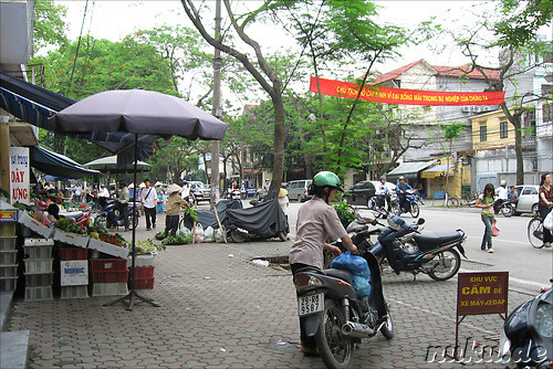 Geschaefte in Hanoi, Vietnam
