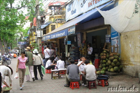 Geschaefte in Hanoi, Vietnam