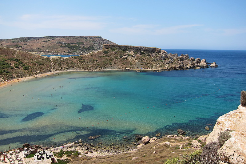 Ghajn Tuffieha Bay auf Malta