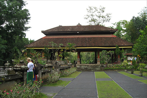 Goha Gajah Tempelhoehle in Bedulu, Bali, Indonesien