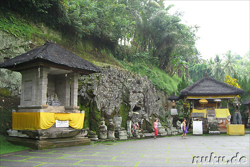 Goha Gajah Tempelhoehle in Bedulu, Bali, Indonesien