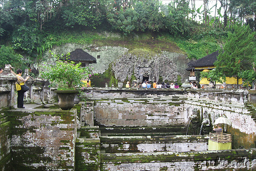 Goha Gajah Tempelhoehle in Bedulu, Bali, Indonesien