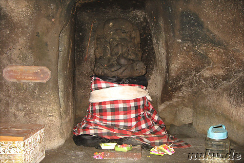 Goha Gajah Tempelhoehle in Bedulu, Bali, Indonesien