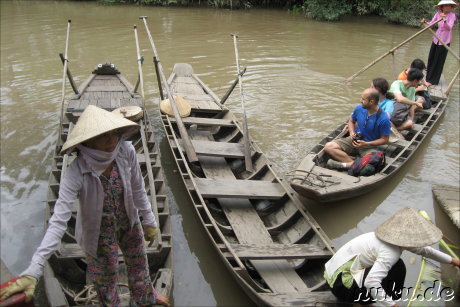 Gondel auf dem Mekong in Vietnam