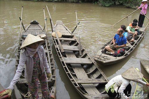 Gondel auf dem Mekong in Vietnam