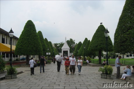 Grand Palace (Koenigspalast) und Wat Phra Kaeo Tempel in Bangkok, Thailand
