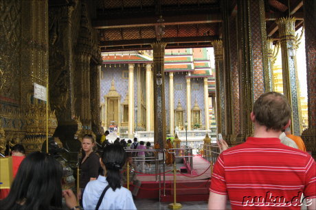 Grand Palace (Koenigspalast) und Wat Phra Kaeo Tempel in Bangkok, Thailand