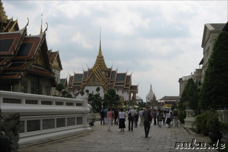 Grand Palace (Koenigspalast) und Wat Phra Kaeo Tempel in Bangkok, Thailand