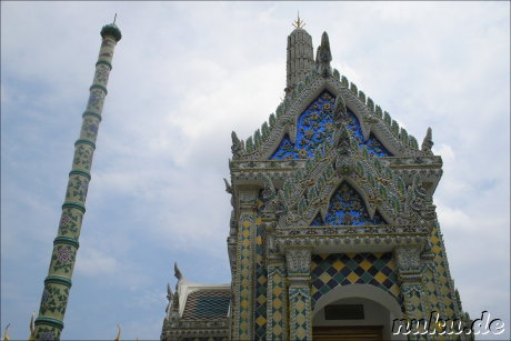 Grand Palace (Koenigspalast) und Wat Phra Kaeo Tempel in Bangkok, Thailand