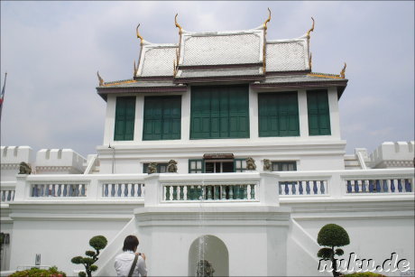 Grand Palace (Koenigspalast) und Wat Phra Kaeo Tempel in Bangkok, Thailand