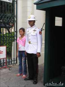 Grand Palace (Koenigspalast) und Wat Phra Kaeo Tempel in Bangkok, Thailand