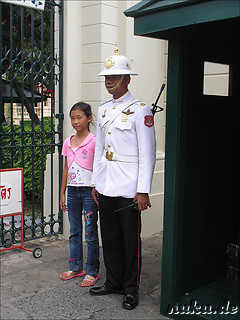 Grand Palace (Koenigspalast) und Wat Phra Kaeo Tempel in Bangkok, Thailand