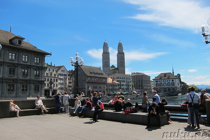 Großmünster in Zürich, Schweiz