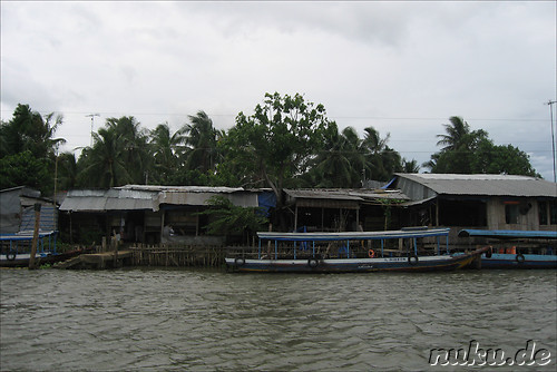 Haeuser am Mekong