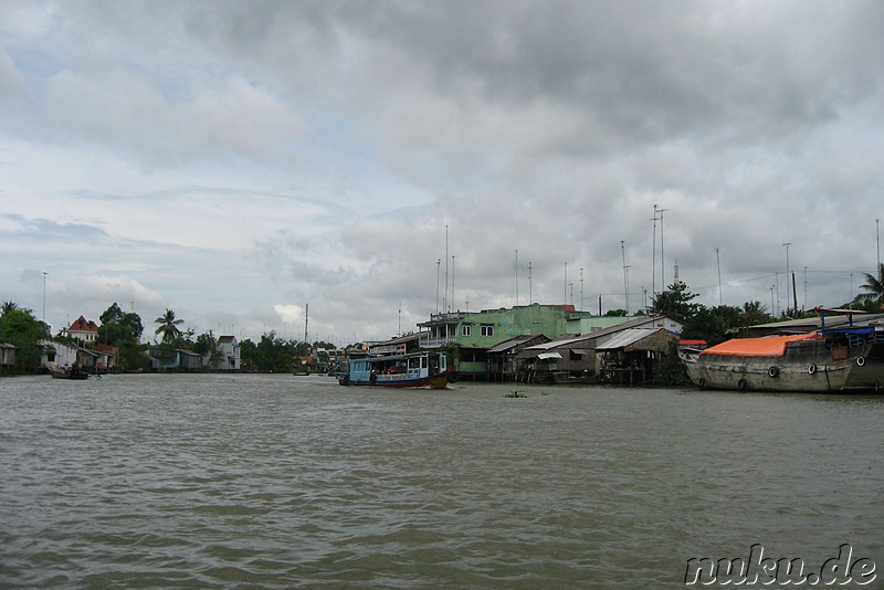 Häuser am Mekong
