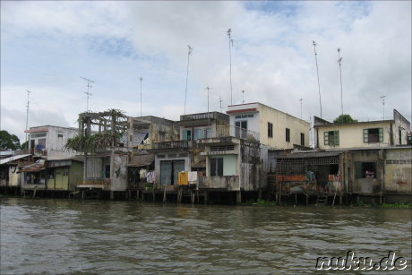 Haeuser am Mekong