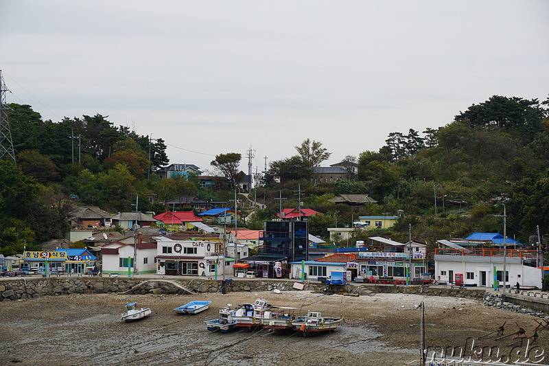 Hafen auf der Westseite von Somuuido, Korea