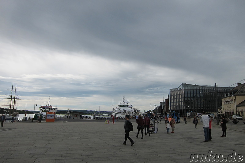 Hafen in Oslo, Norwegen